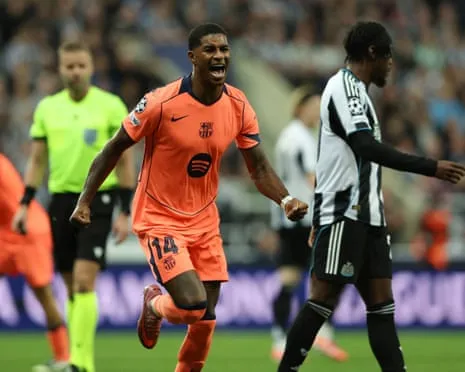 Marcus Rashford's Brace Quiets Newcastle's Party and Secures Barcelona's Triumph