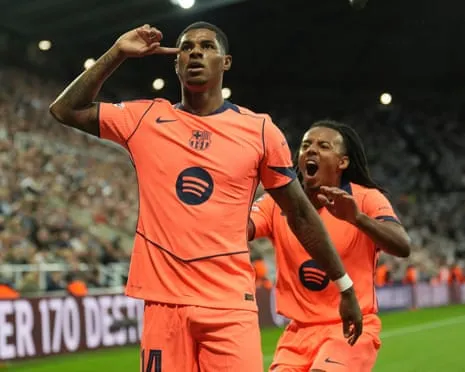 Forward spoils Newcastle's big occasion and declares: ‘I am getting better at Barcelona’